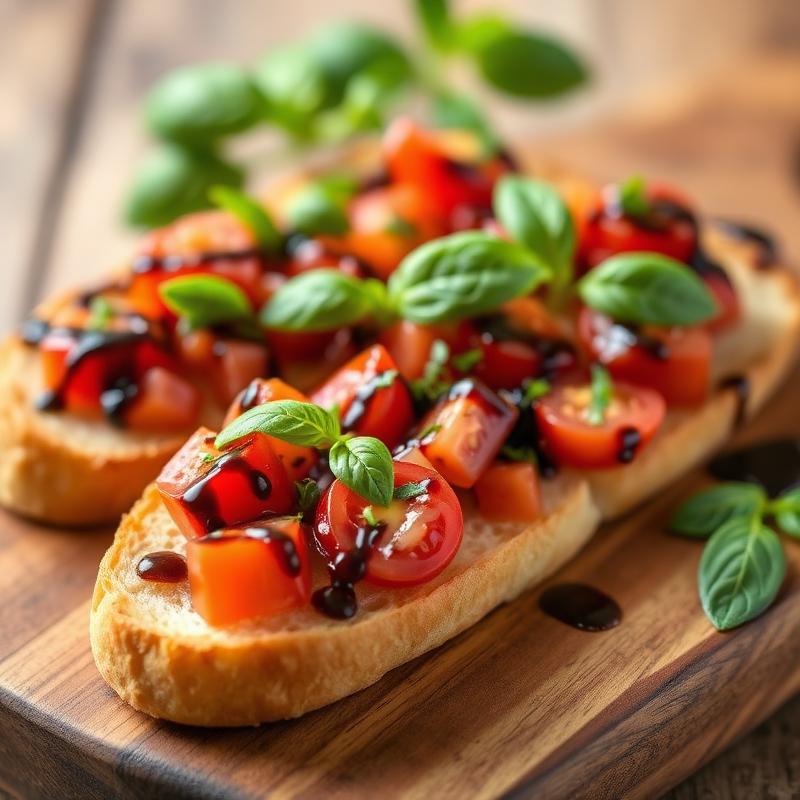 Heirloom Tomato Bruschetta